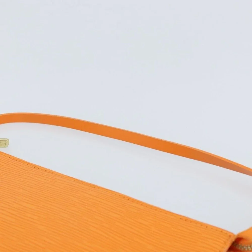 Louis Vuitton Epi Pochette Accessoires Pouch Orange Mandarin